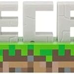 Paladone Minecraft Logo Light – Battery or USB Operated – 2 Light Modes – Officially Licensed Merchandise,White/Brown/Green