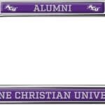 Abilene Christian Alumni Logo Full Size Standard License Plate Metal Frame