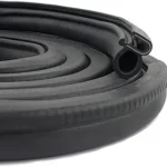 Car Door Seal Strip,U-Shaped Automotive Weather Stripping Rubber Seal Strip with Metal Clips,Universal Push-in Car Door Edge Guards Fits Car Truck RV Boat Home(25Ft)