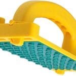 MICROJIG GRR-RIP-BLOCK Smart Push Block for Routers, Jointers, Band and Table Saws, Woodworking Tool, Extreme Grip, GB-1, Yellow/Green