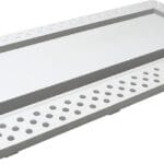 Fittes Flush Wall Vent [Lite], Minimalist ABS Plastic HVAC Air Return Register Cover, Customizable Modern Airflow Solution for Home or Ceiling, Pro Install – 4