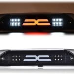 PIT66 LED 3rd Brake Light, Compatible with 2002-2008 Dodge Ram 1500/2003-2009 Dodge Ram 2500 3500 LED Third Brake Light Cargo Black Housing Smoky Lens