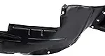 TRQ Front Right Inner Fender Liner Black Passenger Side Compatible with 2002-2003 Mazda Protege Protege5 MA1249113