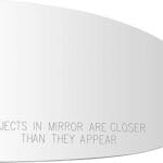 TRQ Passenger Side Mirror Glass Heated Convex Snap On Compatible with 2015-2021 Volkswagen Golf GTI 2015-2019 Golf R VW1325117 VW1325121