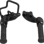 Motorcycle Footpegs Rear Passenger Foot Pegs Replacement for Indian Scout 2015-2025 Scout Sixty 2016-2025 Scout Bobber 2018-2025 Foot Rests Pedal (black)