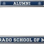 Colorado School of Mines Alumni Logo Full Size Standard License Plate Metal Frame