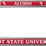 Minot State University Alumni Logo Full Size Standard License Plate Metal Frame