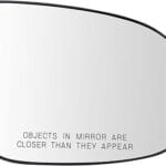 TRQ Passenger Side Mirror Glass Heated with Backing Plate Fits 2016-2020 Kia Sorento KI1325115