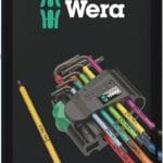 Wera Tools 05073599001 967 SPKL/9 TX BO SB L-Key Set Tamper-Proof TORX Screws, One Size, Multi