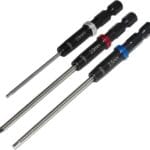 MIP RC Hex Bit Set and Tool Kit 9612 (1.5mm, 2.0mm, 2.5mm) – Hex Head Allen Wrench Drill Tools and Tool Bits for Screwdrivers, Electric Screwguns, and Power Drills For RC Cars – Made in USA