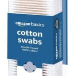 Amazon Basics Cotton Swabs for Personal Hygiene and Baby Care, 500 Count, 1 Pack