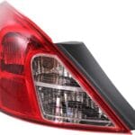 Evan Fischer Driver Side Tail Light Lamp Assembly Compatible with 2012-2019 Nissan Versa With Bulb