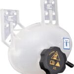 TRQ Radiator Coolant Reservoir Expansion Tank Overflow Bottle Compatible with 2016-2018 Fiat 500X 2017-2022 Jeep Compass 2015-2018 Renegade CH3014170