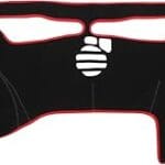 Car Dashboard Cover Mat Compatible for Buick Regal 2011-2016, Protective Polyester Black Red Center Console Interior Trim Dash Board Mat