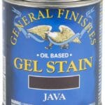 General Finishes Oil Base Gel Stain, 1 Pint, Java