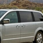 Rvinyl Pillar Post Window Trim Compatible with Chrysler Town and Country 2001-2007 – Gloss (Black)