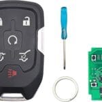 Smart Key Fob for 2015-2020 Chevy Suburban/Tahoe/GMC Yukon + Yukon XL 315MHz Keyless Entry Remote Key Fob HYQ1AA (with Chip, 6 Button)