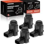 A-Premium 4-PC Reverse Backup Parking Assist Sensor Compatible with Select Volkswagen Models – Jetta 2005-2008, Jetta City 2007-2008, Golf 2006-2006, Touareg 2004-2010, Eos, GTI, Phaeton, R32, Rabbit
