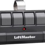 LiftMaster 894LT 4-Button Learning Garage Door Opener Remote Control – with Visor Clip – Use with myQ App – Works with Up to 4 Doors – Learning Remote Garage Door Opener – Sends a New Code – 1 Pack