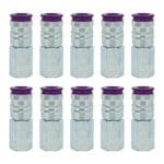 Milton ColorFit HighFlowPRO Couplers, V-Style Purple, 1/4