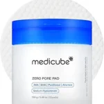 medicube Toner Pads Zero Pore Pad 2.0 | Dual-Textured Facial Pad for Exfoliation and Pore Care with 4.5% AHA Lactic Acid, 0.45% BHA Salicylic Acid | Ideal for All, Korean Skin Care, 70 Pads (1 Pack)