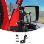 Linskip Door Cup Holder Expander Compatible with Jeep Wrangler JK JKU 2011-2017, 2 in 1 Multi-Function Cell Phone Mount for Jeep JK Interior Accessories(Black)