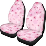 JoyLamoria Car Seat Cushion Cover Casual Saddle Blanket Auto Seat Cushion Pad Seat Cushion Pads, Cherry Blossoms Print