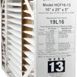 Lennox 19L16 16 x 25 x 5 Inch Healthy Climate Boxed Media Air Cleaner MERV 13 Efficient Home Furnace Replacement Filter for Dust, Pollen, and More