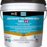 LATICRETE SPECTRALOCK PRO Premium® Durable Stain Proof High Performance East to Use Non Sag Epoxy Tile Grout Mini Parts A&B, 2lb