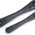 Crescent 2 Piece X6™ 4-in-1 Black Oxide Spline Ratcheting SAE Wrench Set – CX6DBS2