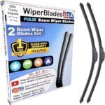 WiperBladesUSA Wiper Blades Set w/ 1yr warranty compatible with Toyota Sequoia 2005 Wipers (Set of 2) Pulse Wipers