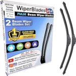 WiperBladesUSA Wiper Blades Set w/ 1yr warranty compatible with Toyota Corolla 2020 Wipers (Set of 2) Pulse Wipers