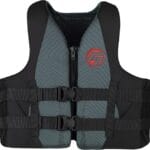 Full Throttle Adult Rapid Dry Neoprene Life Jacket, S/M, Grey