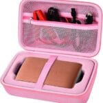 Case for Halo Bolt 58830/57720/ Air 58830/ ACDC Max 55500 mWh/ Air + Portable Emergency Power Kit, Storage Holder for Air Nozzles, Extra Accessory, Car Jump Starter, and Charger- Pink (Box Only)