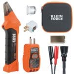 Klein Tools ET310KIT AC Circuit Breaker Finder Kit, Electric Tester, GFCI Tester, Leads, Adapters and Case