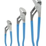 Channellock 3pc Tongue & Groove Pliers Set GS-3 – Laser Heat-Treated Teeth, High Carbon Steel – 6.5″, 9.5″, 12″