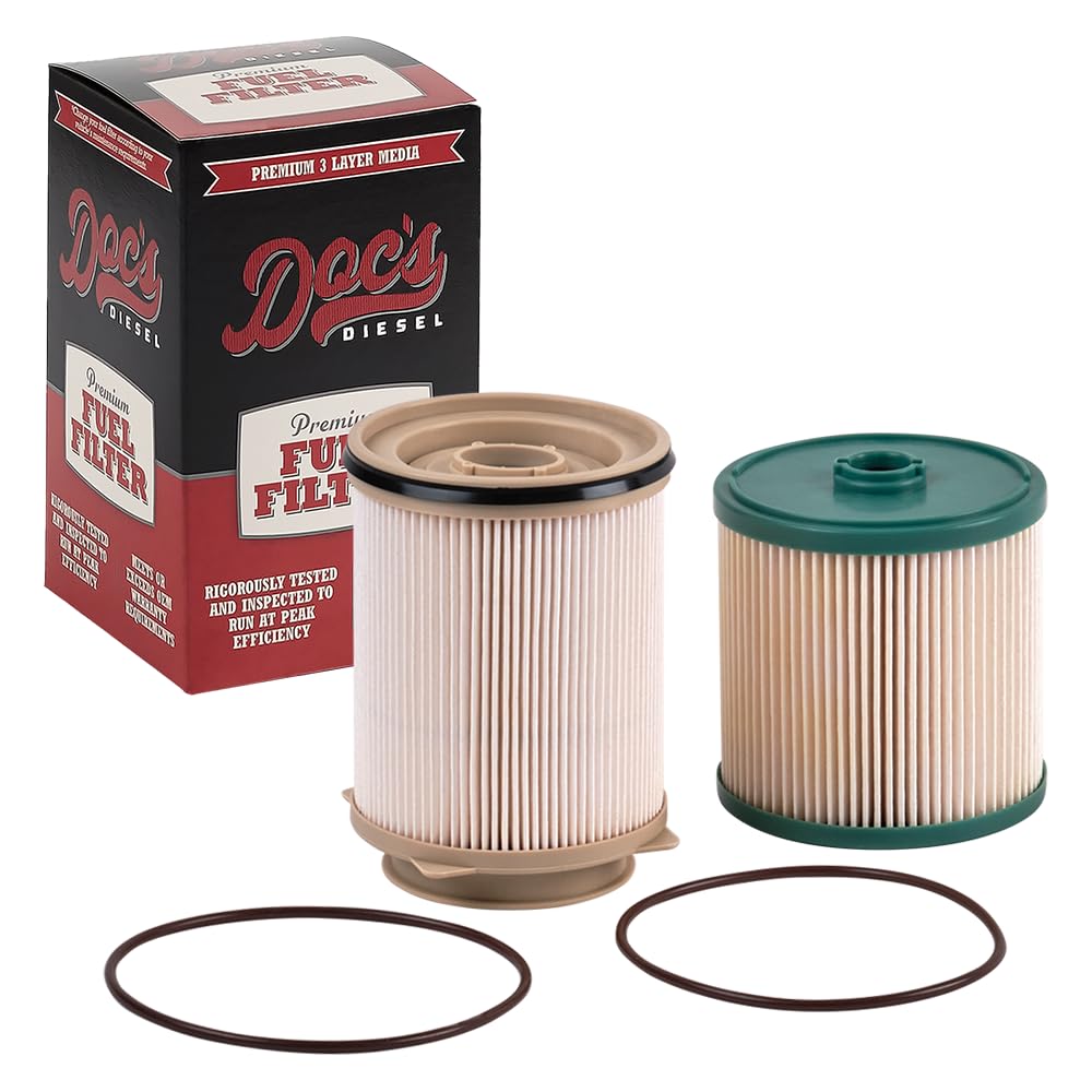 Version 1.0.0 Doc's Diesel Fuel/Water Separator DGF430+DGF401 | Compatible with RAM 6.7L Cummins 2500, 3500, 4500, 5500 2019-2024 | Replaces 68157291AA, 68436631AA - Image 1