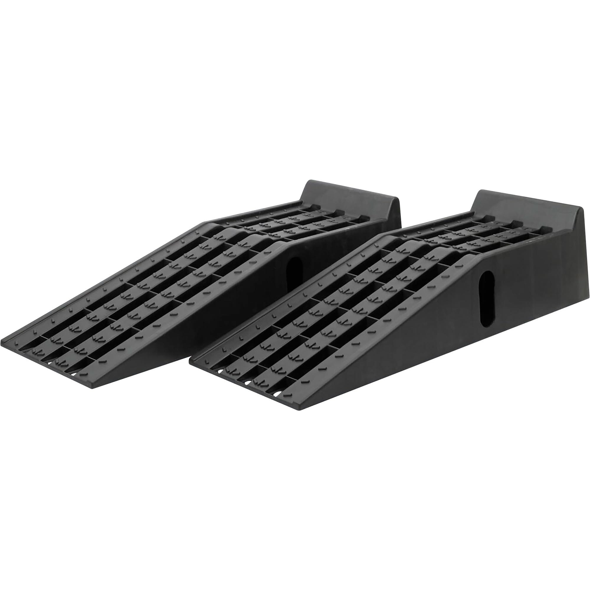 Version 1.0.0 Ironton Car Ramps 12000 Lb GVW Set of 2, High-Impact Poly Vehicle Ramps 6000 Lb Each, 35.5 in. L x 12 in. W x 8.5 in. H, Non-Skid Tread and Rubber Feet, for Cars, SUVs, Trucks and Vans - Image 1