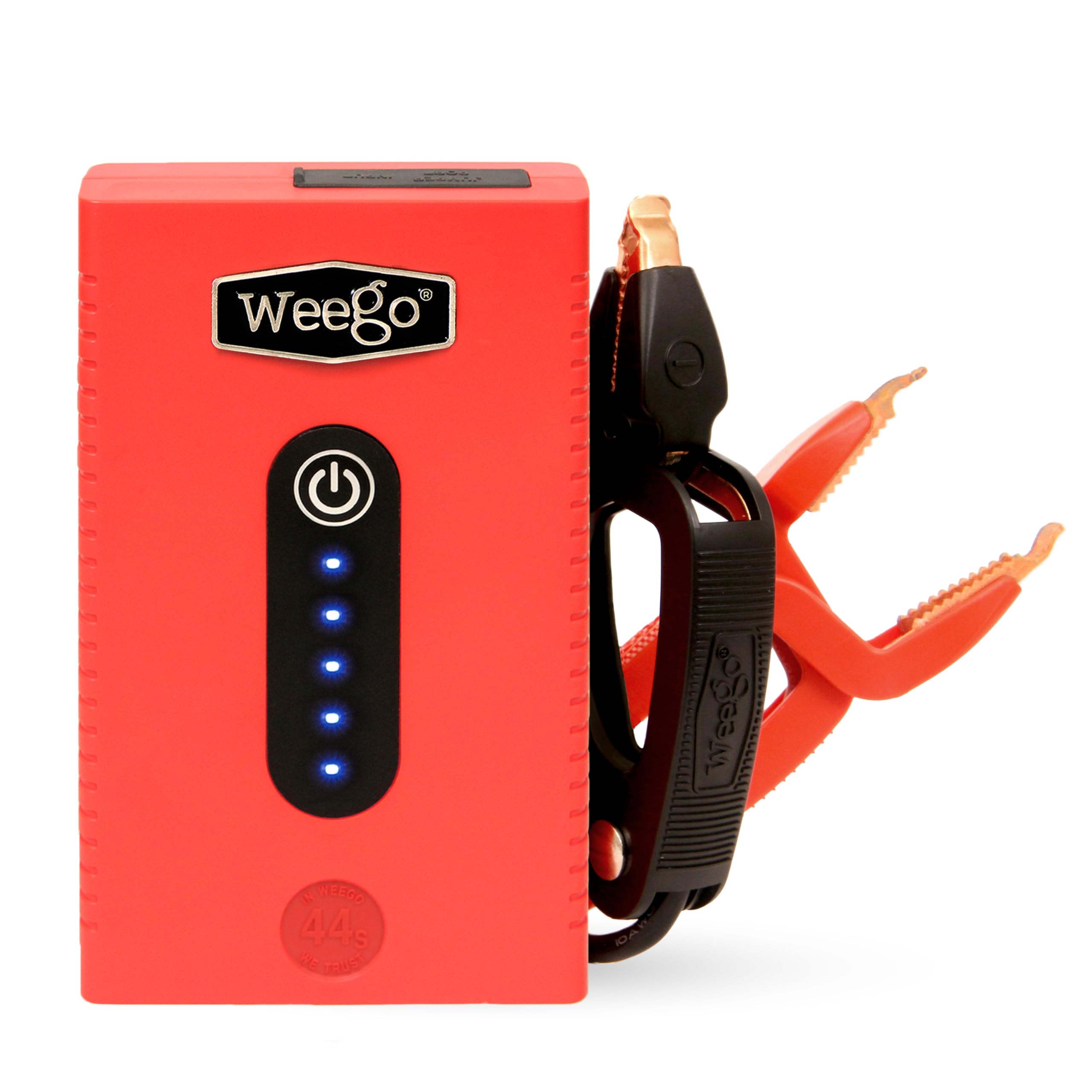 Version 1.0.0 Weego 44s: 2100A Self-Use 12V Lithium Car Battery Jump Starter – USA-Engineered Safe Replacement for Jumper Cables - Car Jumper Starter Portable for 7L Gas and 3.5L Diesel Engines (N44s) - Image 1