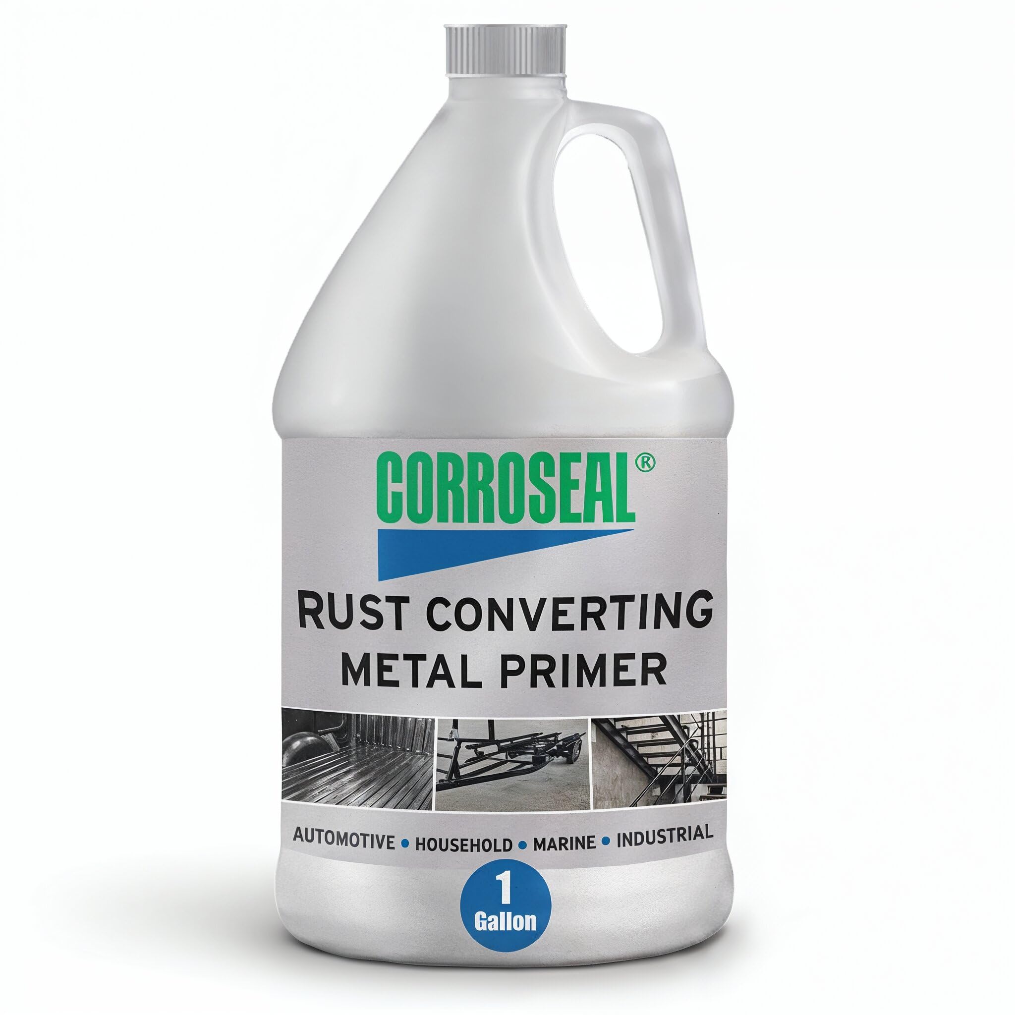 Version 1.0.0 Corroseal Rust Converter & Metal Primer – Stops & Prevents Corrosion on Metal, Pro-Grade Rust Inhibitor for Cars, Trucks, Trailers, Marine & Industrial Equipment, 1 Gallon - Image 1