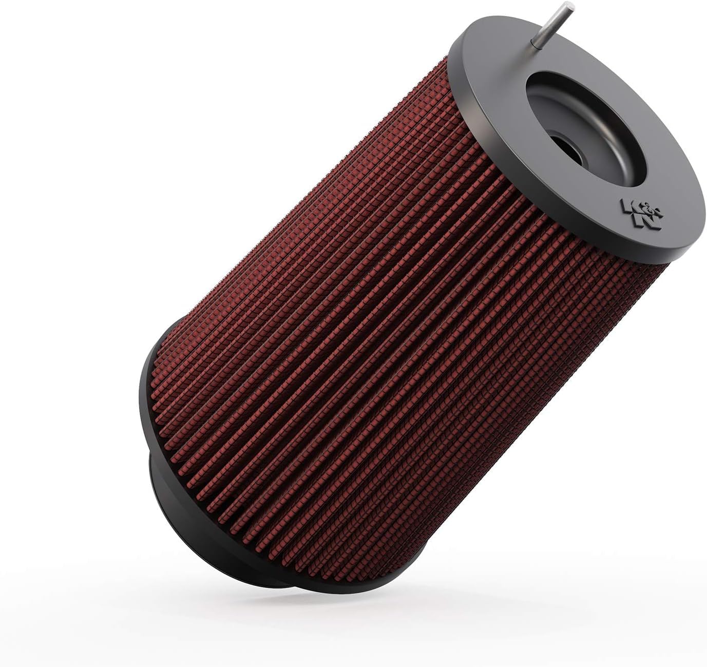 Version 1.0.0 K&N High-Flow Original Lifetime Universal Clamp-On Air Filter: Performance, Premium, Washable: Flange Diameter: 4 In, Filter Height: 9.5 In, Flange Length: 1.6875 In, Shape: Round Tapered, RC-4780 - Image 1