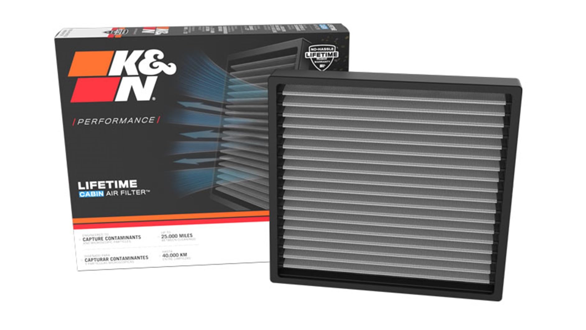 Version 1.0.0 K&N LIFETIME Cabin Air Filter: Premium, Washable, Clean Air for your Cabin: Compatible with 2019-2026 Hyundai: (See Product Description for Select Models), VF2085 - Image 1