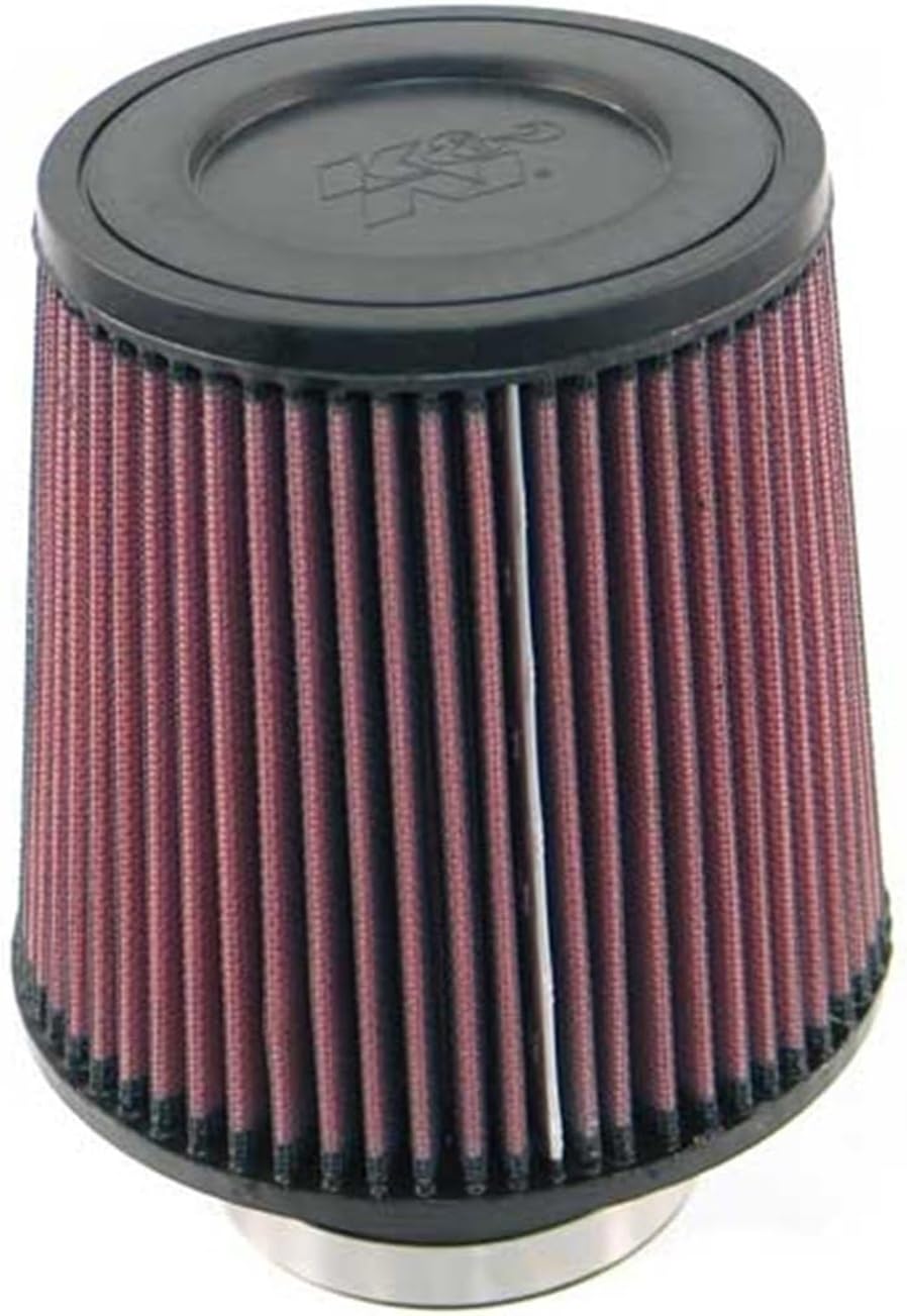 Version 1.0.0 K&N High-Flow Original Lifetime Universal Clamp-On Air Filter: High Performance, Premium, Washable: Flange Diameter: 3 In, Filter Height: 6 In, Flange Length: 1.75 In, Shape: Round Tapered, RE-0930 - Image 1
