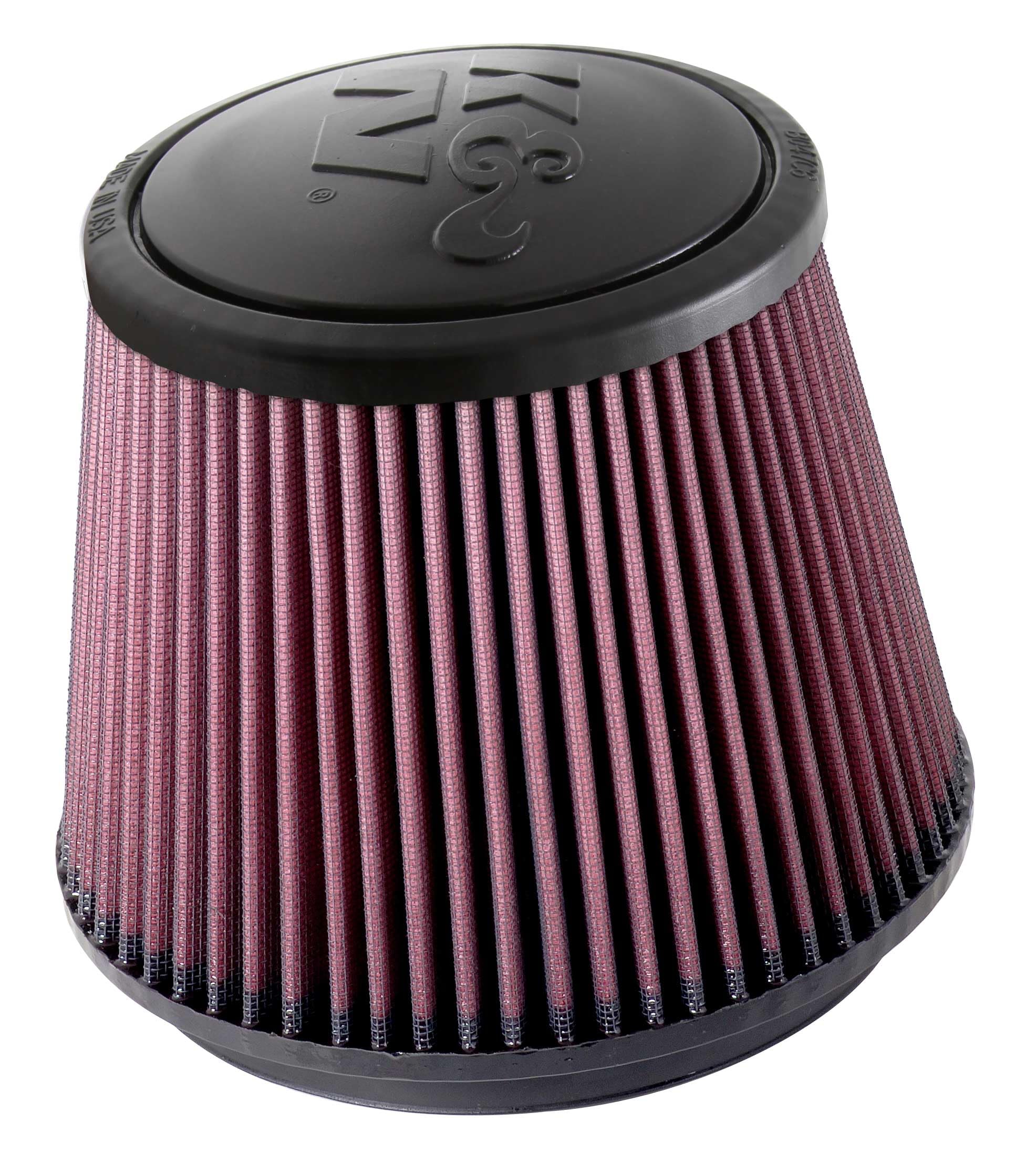Version 1.0.0 K&N High-Flow Original Lifetime Universal Clamp-On Air Filter: High Performance, Premium, Washable: Flange Diameter: 6 In, Filter Height: 6 In, Flange Length: 0.625 In, Shape: Round Tapered, RU-5173 - Image 1