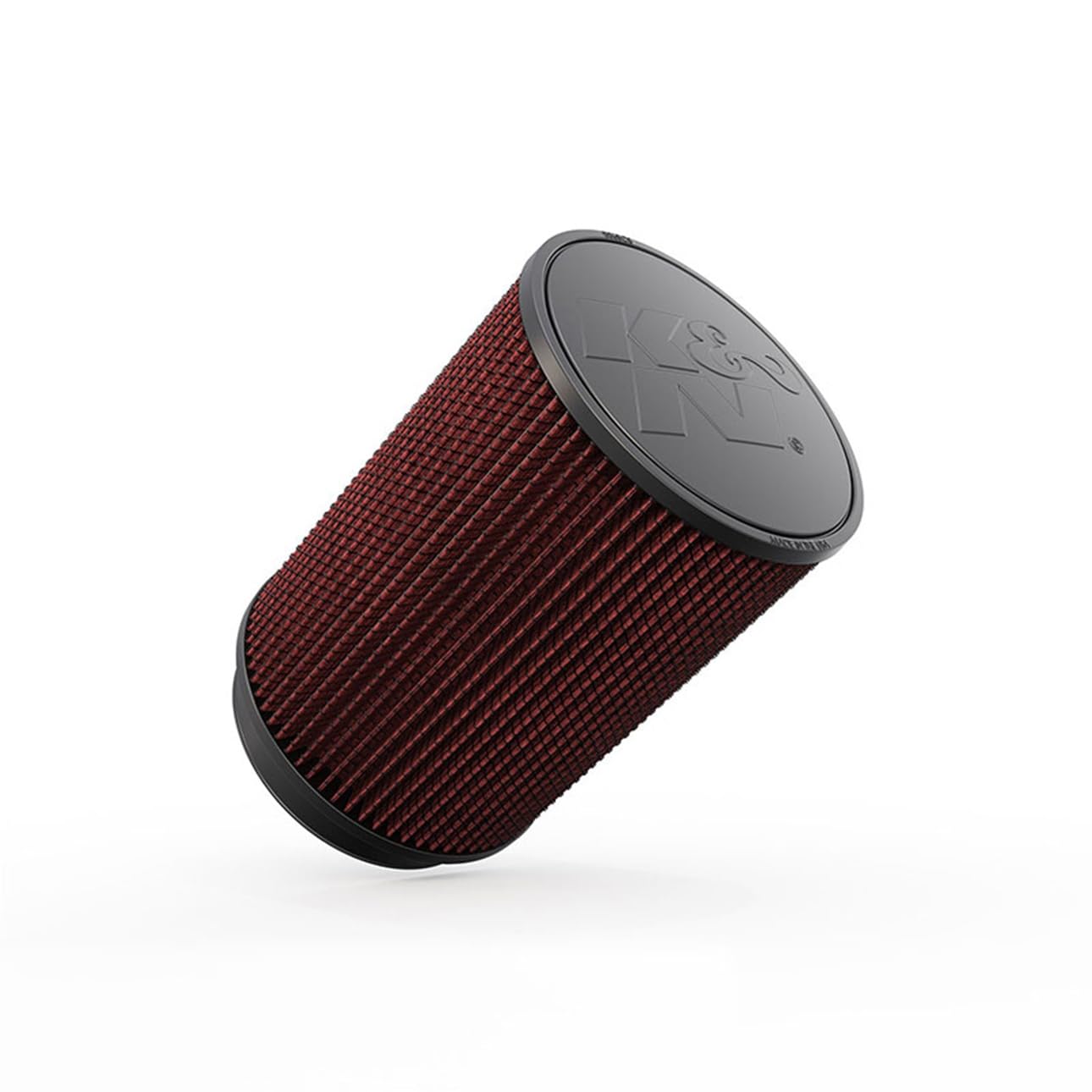 Version 1.0.0 K&N High-Flow Original Lifetime Universal Clamp-On Air Filter: High Performance, Premium, Washable: Flange Diameter: 5 In, Filter Height: 9 In, Flange Length: 1 In, Shape: Round, RU-3020 - Image 1