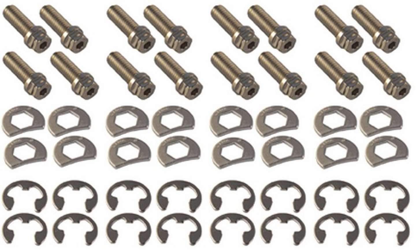 Version 1.0.0 Stage 8 8913A 1" Locking Header Bolt kit for Ford Small Block - Image 1